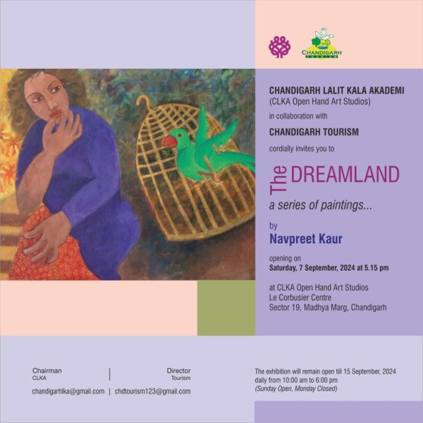 THE DREAMLAND a series of Painting by Navpreet Kaur.