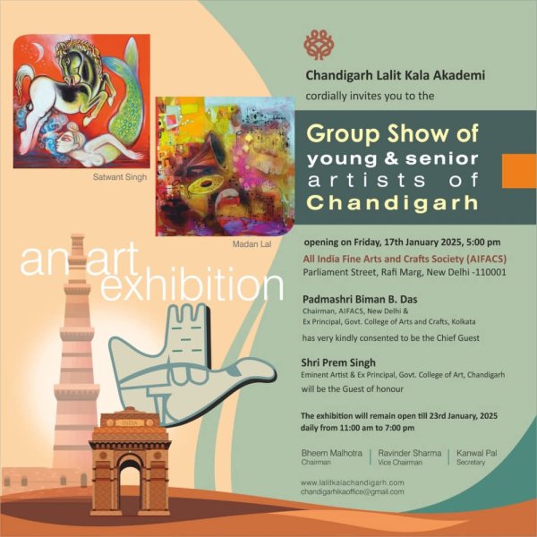 Group show of Young and Senior artists of Chandigarh